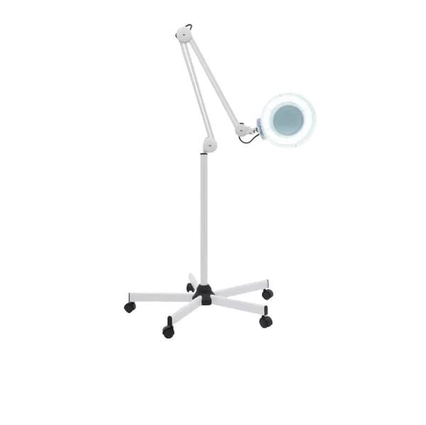LED Forstørrelseslampe, 5X Forstørrelse, Justerbar Arm