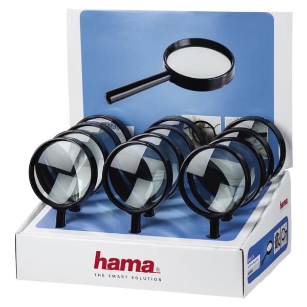 Loupe Hama Basic 75 med lins på 7,5 cm - Förpackning inkluderad