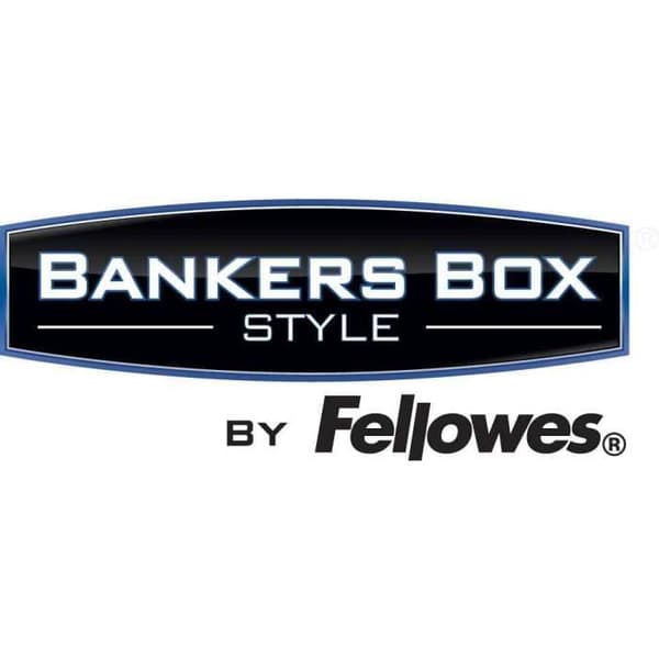 Bordstrieur - FELLOWES - BANKERS BOX-STIL - 8 fackor - Blå/Vit - 100% återvunnet kartong