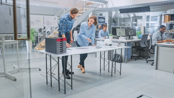 Blankettbox Idealbox grå
