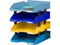 Brevkorg EXACOMPTA BeeBlue A4 4/fp