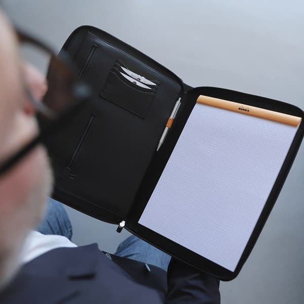 Posthållare - invändig fack - Rhodia plånbok - 168116C