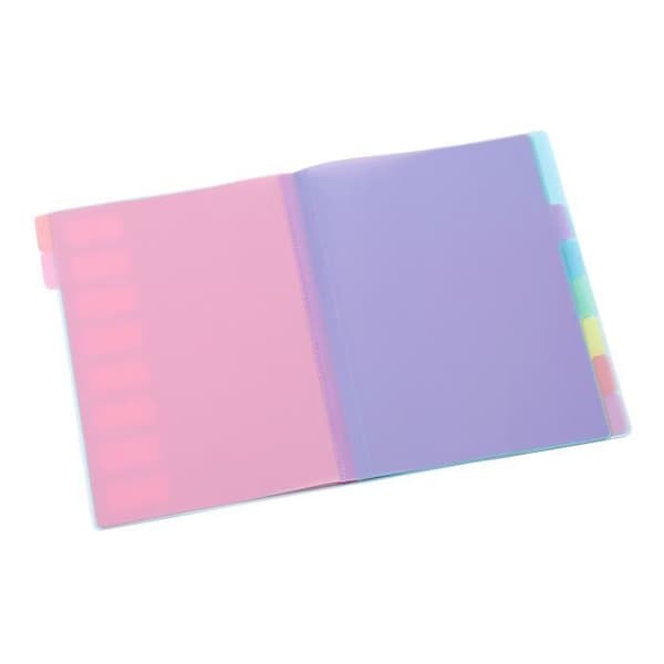 Viquel - A4 dokumentsorterare med 8 fack RAINBOW PASTELL - Blå - Vuxna kvinnor