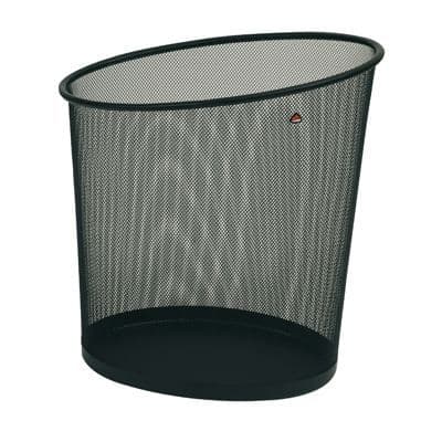 ALBA MESHCORB N metallpapperskorg - Svart - 18L - Modern design