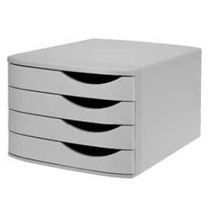 Arkivmodul med 4 lådor - JALEMA - Grå - A4 - 216 x 300 x 375 mm.
