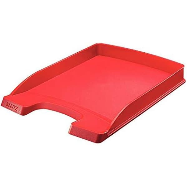 A4 Postfack - LEITZ - Smal - Röd - Ergonomisk - Stapelbar