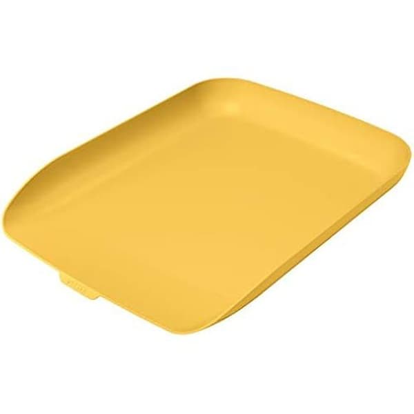 Postlåda A4 - LEITZ - Cosy - Gul - Ergonomisk - Stapelbar