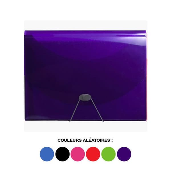 Trieur A4 Maxi - Exacompta - Iderama PP - 13 fackor - Halvtransparent - 240 x 320 mm
