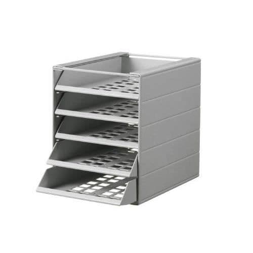 Slitstark Idealbox Basic 5 1712003050 Postsorterare Grå 1 st (Tyskland Import)