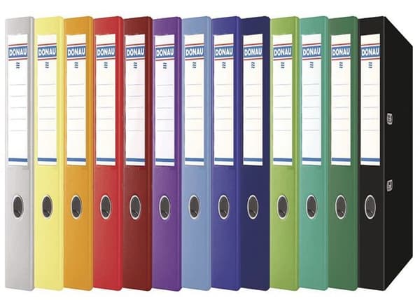 Porte courrier - inre fack - plånbok Donau - 3975001PL-10 - Fack med lyftmekanism Premium A4 75 mm blå ()