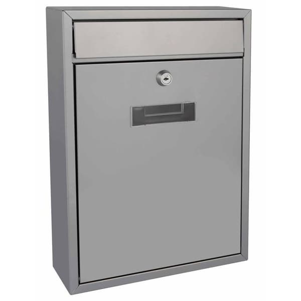Perel postkasse Ibiza sølv BG40003