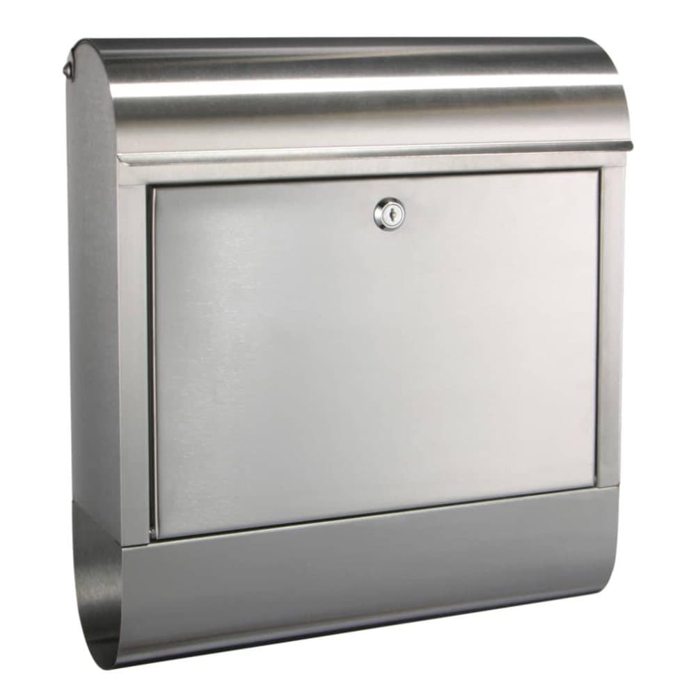HI Postkasse rustfritt stål 38x12x42,5 cm