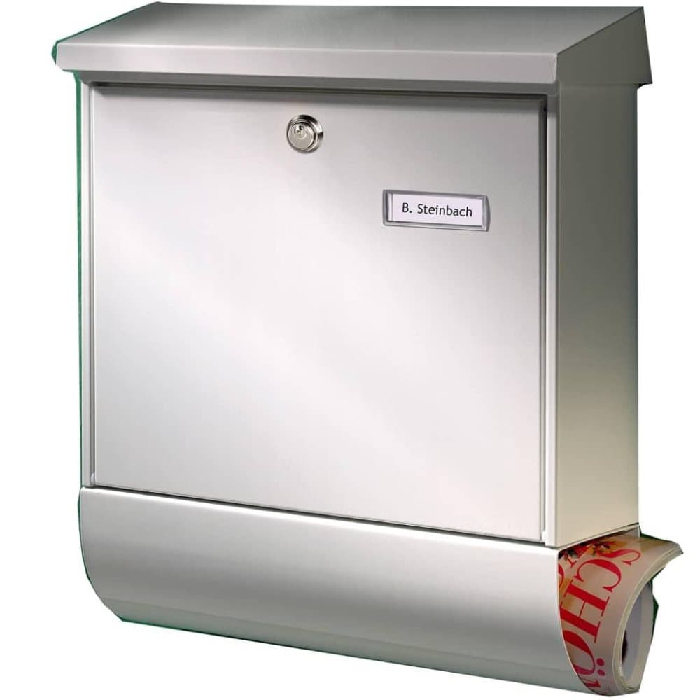 BURG-WÄCHTER postkasse Set Vario 86720 W stål hvid