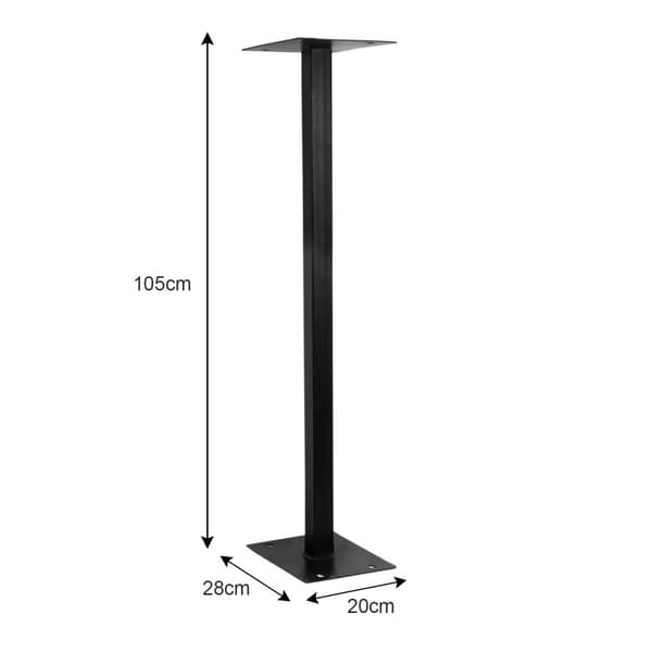 White Royal Mail Post Box with Stand | MonsterShop