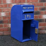 Skotsk Postkasse med Stander - Blå | MonsterShop