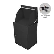 Pakkeboks Postkasse Sort | MonsterShop