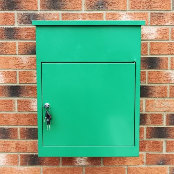 Green Parcel Post Box