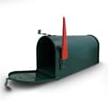 Miniatyrbillede 6 af 7: Amerikansk postkasse med vægholder til pressepost