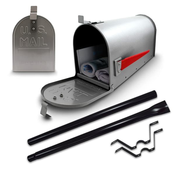 Amerikansk postkasse til breve + stilfuld sort post