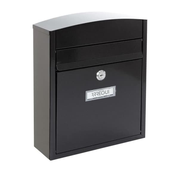 ARREGUI Compact E5734 stålpostlåda, utomhuspostlåda, väggmonterad postlåda, regntät