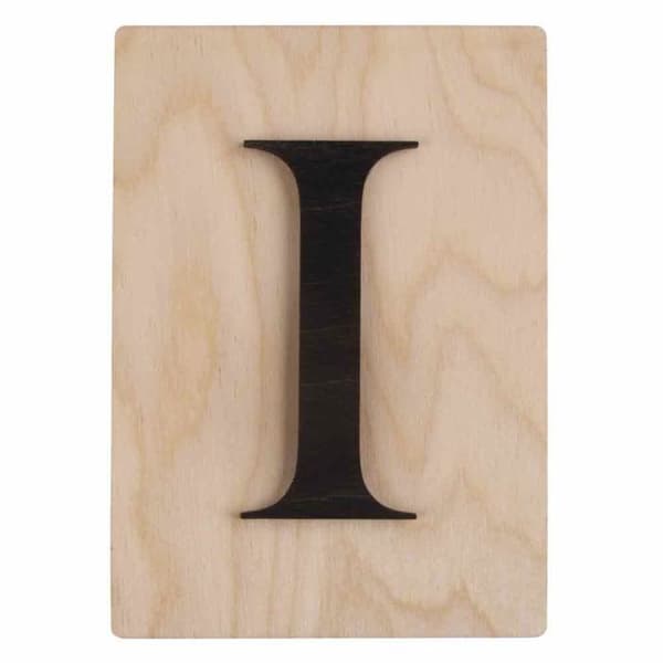 Väggdekoration i trä - RAYHER - Individuella bokstäver - Vit - 14,9 x 10,5 cm - Väggmontering