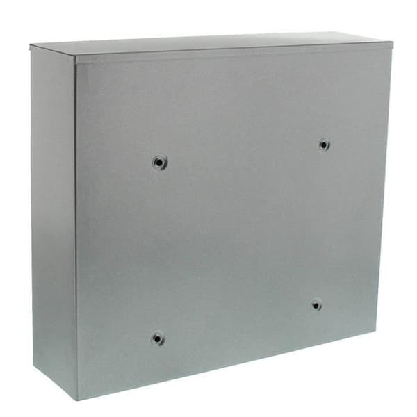 Brevlåda - BURG-WÄCHTER - MAIL 5877 SI - Stor volym - Galvaniserat stål - Silver