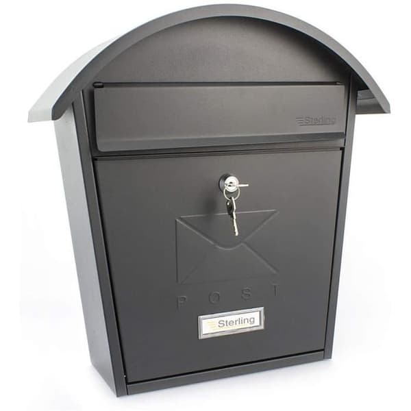 Sterling MB06 Classic 2 Mailbox Svart - MB06BK