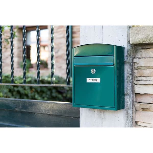 ARREGUI Compact E5733 stålpostlåda, utomhuspostlåda, väggmonterad postlåda, regntät