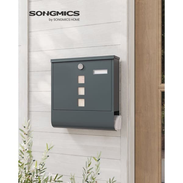 Letterbox - Med Lock & Newspaper Profession - Anthracite