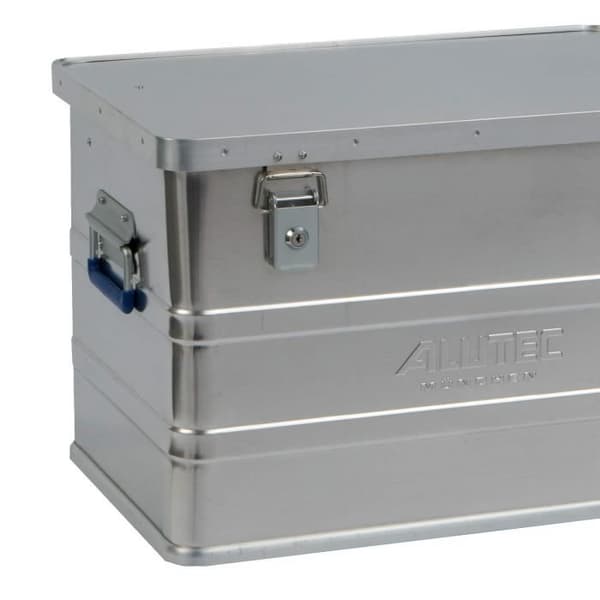 Aluminiumbox - Alutec - Classic - Silver - 595 x 390 x 380 mm - Cykellås