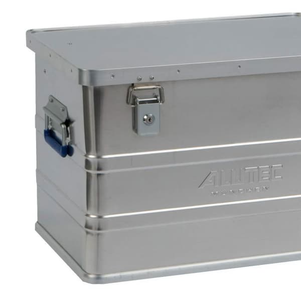 Aluminiumbox - Alutec - Classic - Silver - 595 x 390 x 380 mm - Cykellås