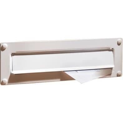 Brevlåda - BURG-WÄCHTER - Porta 797 - Aluminium - Galvaniserad stål - Vit