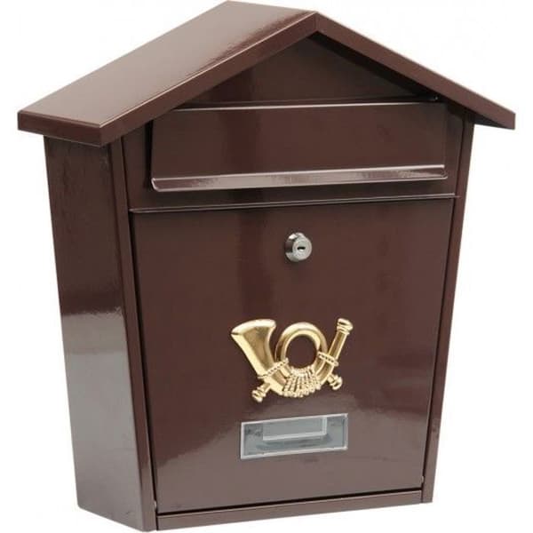 Brevbox Vorel - 78582 - 380 x 320 x 105 mm Brun brevbox