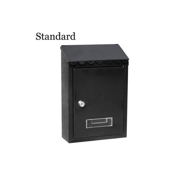 GENERIC - Svart Standardmodell Stålbrevlåda