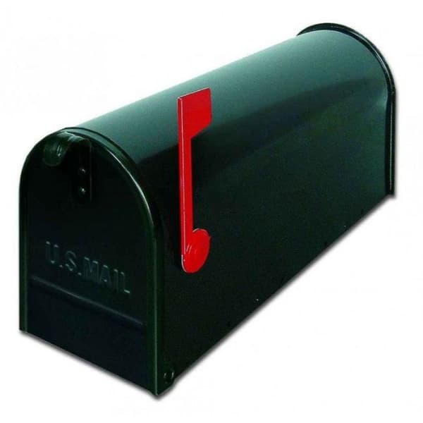 ALUBOX Dakota Outdoor Mailbox - Svart - Dubbelsidig - Väggmonterad