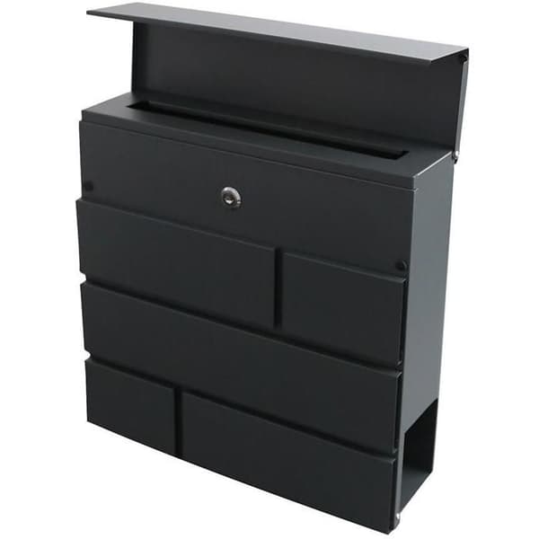 M.A.T. Gruppbox Teglar 37 × 37 × 10,5 cm antracit
