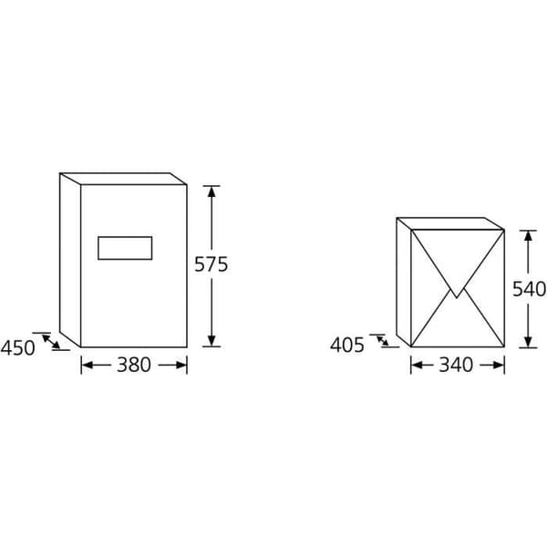 BURG-WÄCHTER Postlåda för paket eBoxx 98L E 635 ANT Antracit sim. RAL 7016