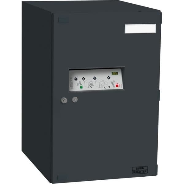BURG-WÄCHTER Brevlåda för paket eBoxx E 634 S ANT - Antracit sim. RAL 7016 - 98 L