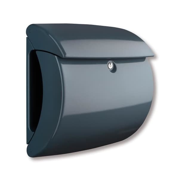 Brevlåda - BURG-WÄCHTER - PIANO - Grå - PVC - Väggmonterad - Innerbelysning