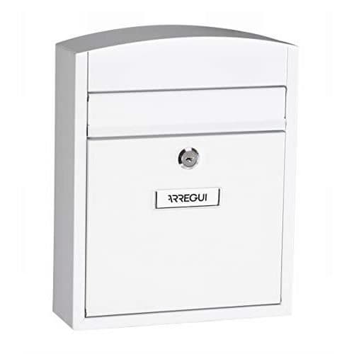 ARREGUI Compact E5731 Stålpostlåda, utomhuspostlåda, väggmonterad postlåda, regntät