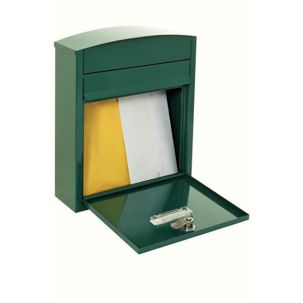 ARREGUI Compact E5733 stålpostlåda, utomhuspostlåda, väggmonterad postlåda, regntät