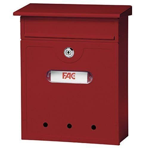 Brevinkast - FAC Seguridad - Cantabrico - Färg grenat - Metall - Väggmonterad