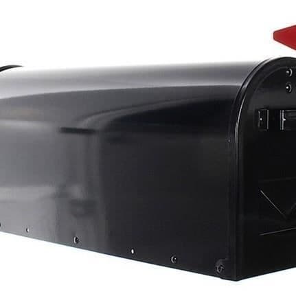 US Mailbox Black Steel
