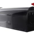 Miniatyrbild 2 av 2: US Mailbox Black Steel