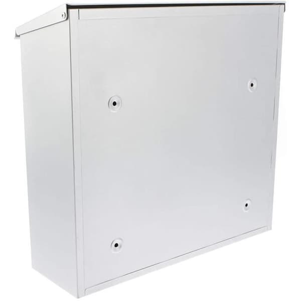 G2 Trading Company Aire Stor A4 Stål Brevlåda Silver - MB08S