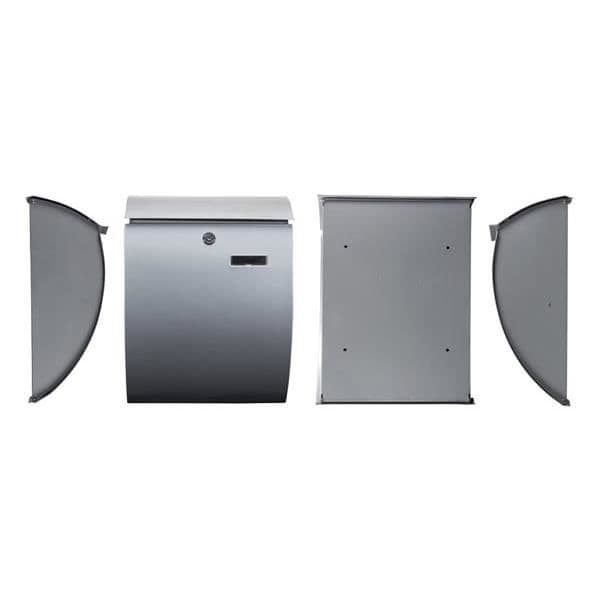 Brevlåda - Perel - Fin - Silver - Plast - Vägghängd