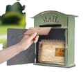 Miniatyrbild 1 av 4: Utomhusbrevlåda, stor kapacitet, hållbar järnkonstruction