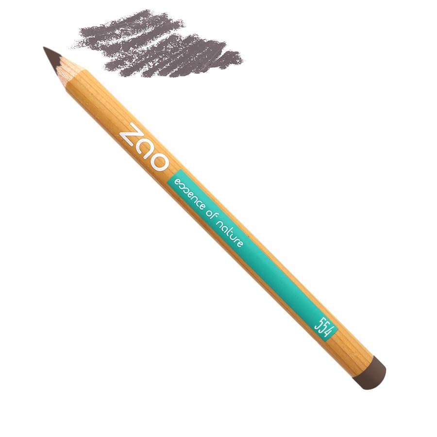ZAO, Ekologisk Eyeliner & Multi-Purpose Pencil 554 Light Brown, 1,14 g