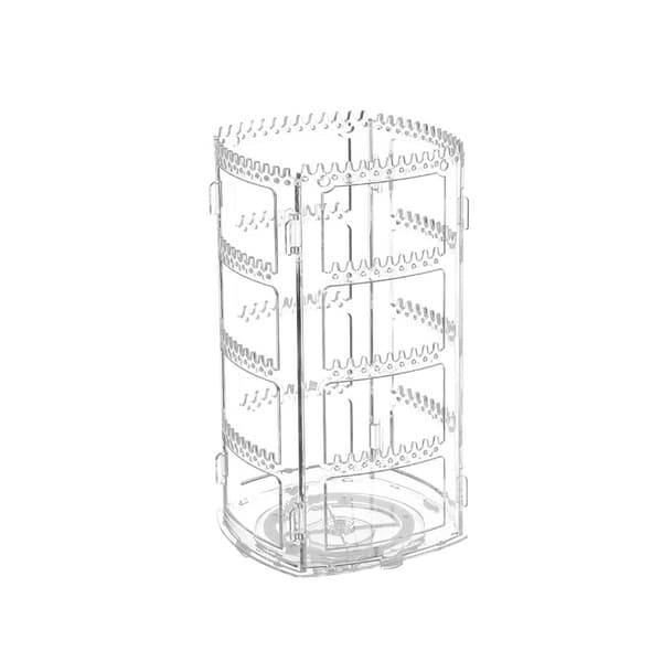 Transparent smykkestativ 30x16cm