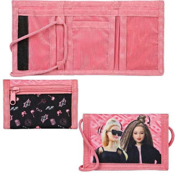 Barbie Plånbok Svart/Rosa